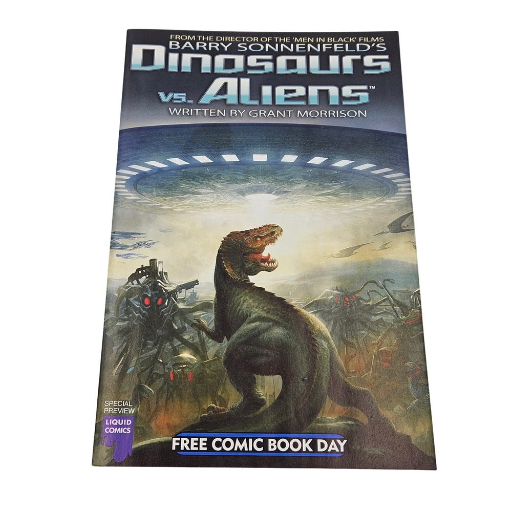 Dinosaurs vs Aliens Comic Book Free Comic Book Day Special Preview‎